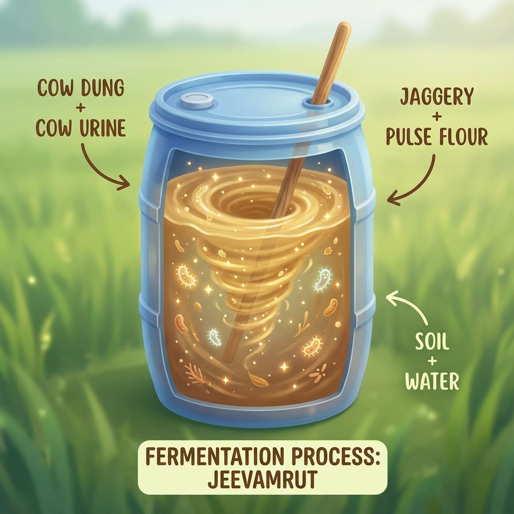 Fermentation in barrel
