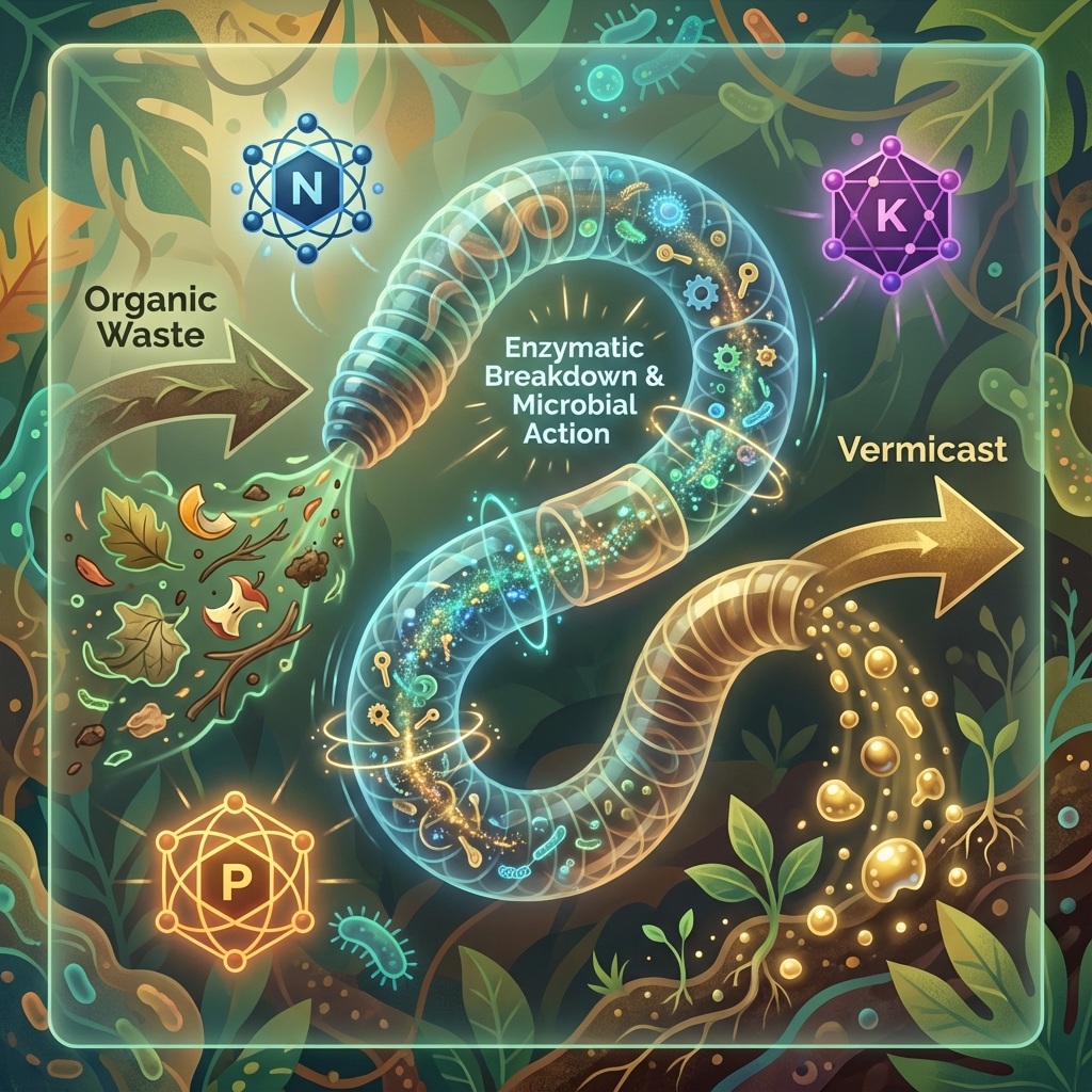 Nutrient Cycle Illustration